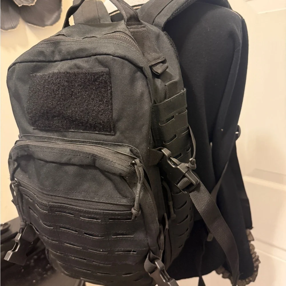 Tactical Black Backpack